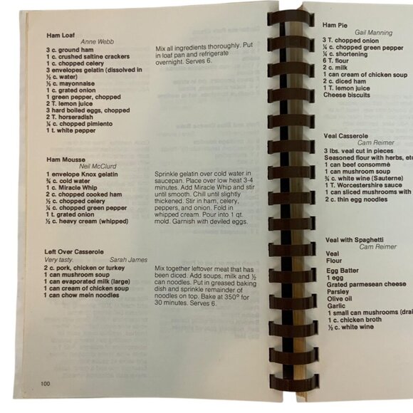 Frederica Fare 1977 Spiral-Bound Cookbook St Simons Golden Isles Georgia Recipes - Picture 6 of 10